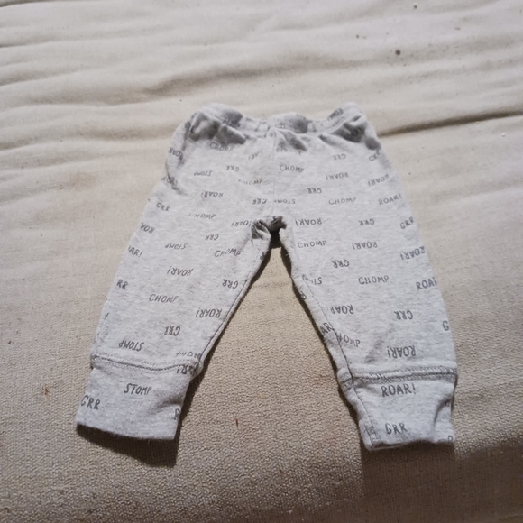 Carter's Baby Boy Dinosaur Themed Jogger Pants, Size 6 Months - Picture 1 of 3
